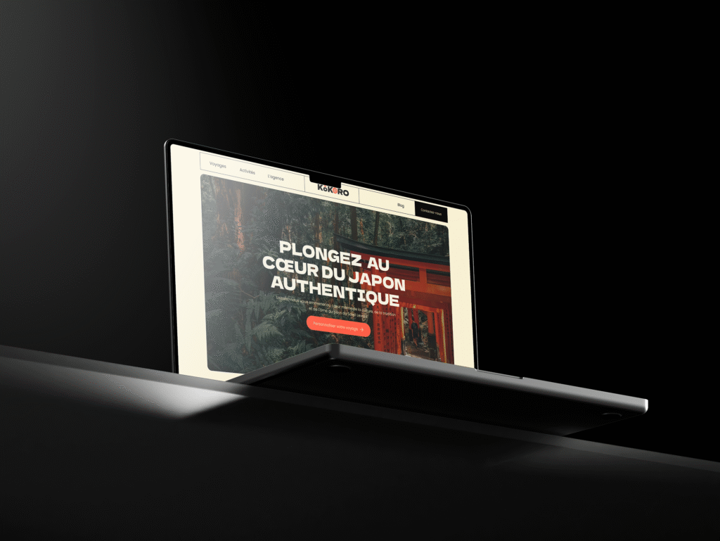 Maquette de site vitrine
