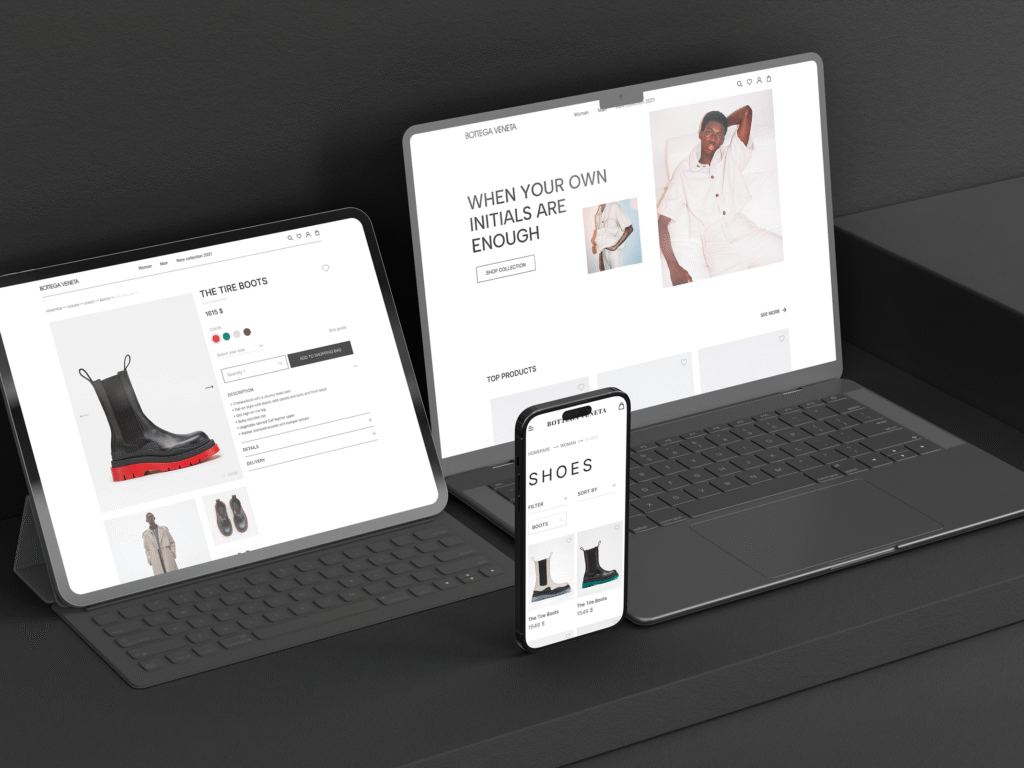 UX/UI design Bottega